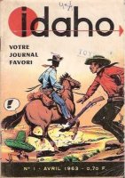 Scan d'une couverture Idaho dessine par Yves Mondet